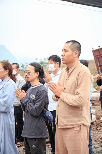 Ground breaking ceremony of Tu An Dien (Ha pagoda)