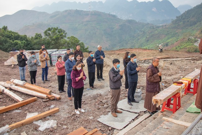 Ground breaking ceremony of Tu An Dien (Ha pagoda)