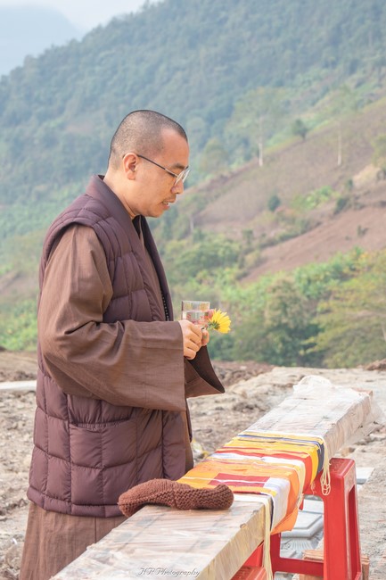 Ground breaking ceremony of Tu An Dien (Ha pagoda)