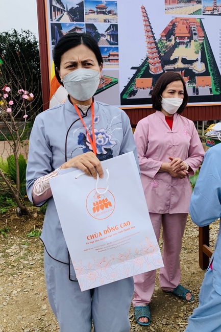 The rite of Dharma thanking at Dong Cao pagoda