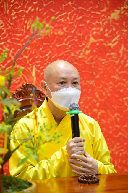 Monks and Buddhists wish a Happy Tet Most Thich Chan Tinh