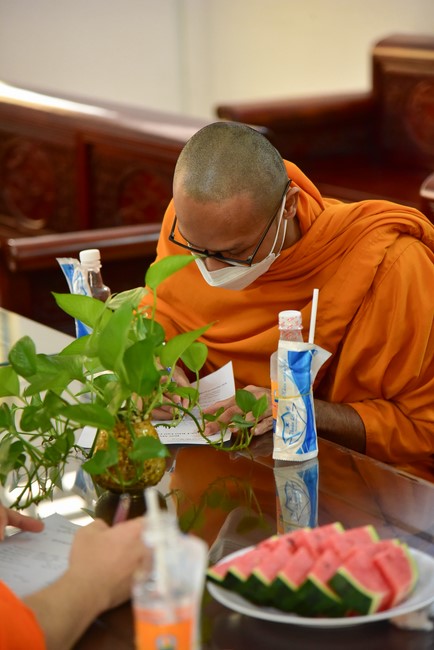 Fee support for master's program to Khmer Theravada monks