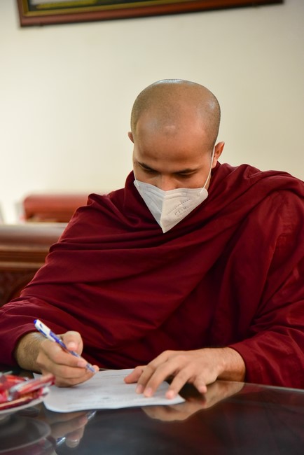 Fee support for master's program to Khmer Theravada monks