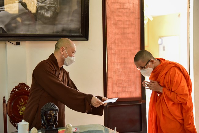 Fee support for master's program to Khmer Theravada monks