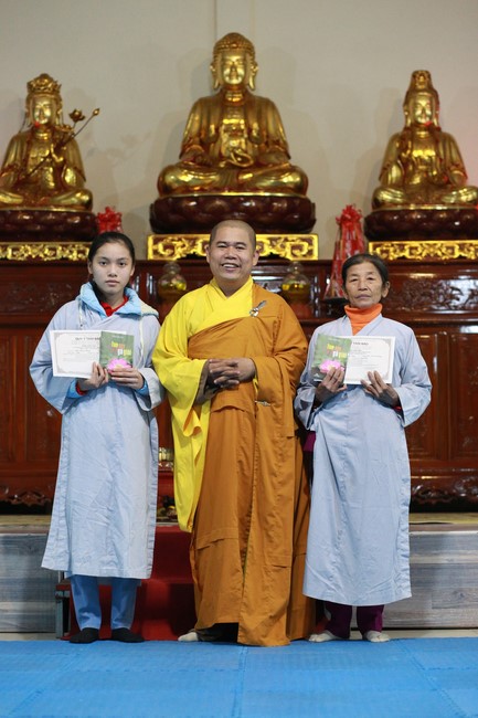Three-Jewel Refuge Ceremony at Dong Cao Pagoda - Thanh Hoa