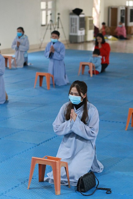 Three-Jewel Refuge Ceremony at Dong Cao Pagoda - Thanh Hoa