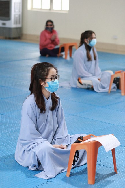 Three-Jewel Refuge Ceremony at Dong Cao Pagoda - Thanh Hoa