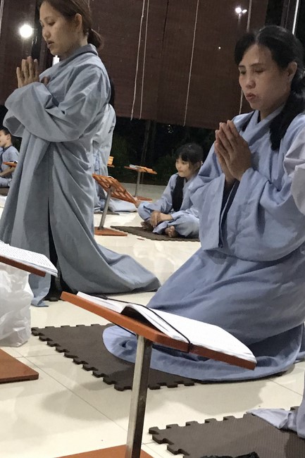 Periodic repentance ceremony at Suoi Phap Pagoda