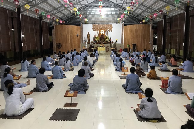 Periodic repentance ceremony at Suoi Phap Pagoda
