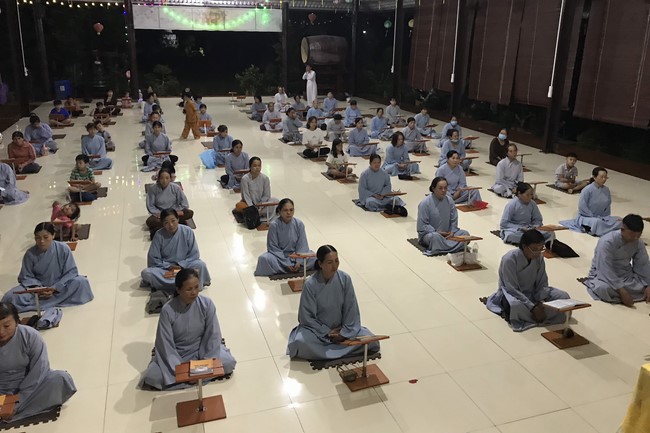 Periodic repentance ceremony at Suoi Phap Pagoda