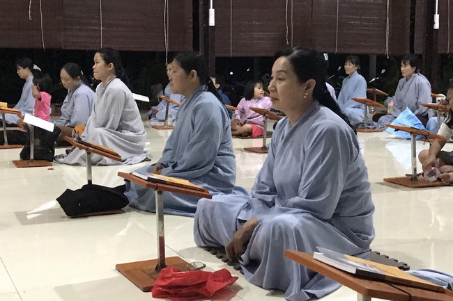 Periodic repentance ceremony at Suoi Phap Pagoda