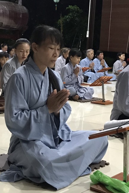 Periodic repentance ceremony at Suoi Phap Pagoda