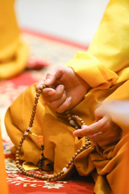 The 1st day of Peace Lighting Assembly on the anniversary Bodhisattva Avalokitesvara at Co Am Temple