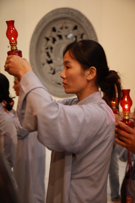 The commemoration of Avalokitesvara Bodhisattva 's ordination of  Co Am Pagoda