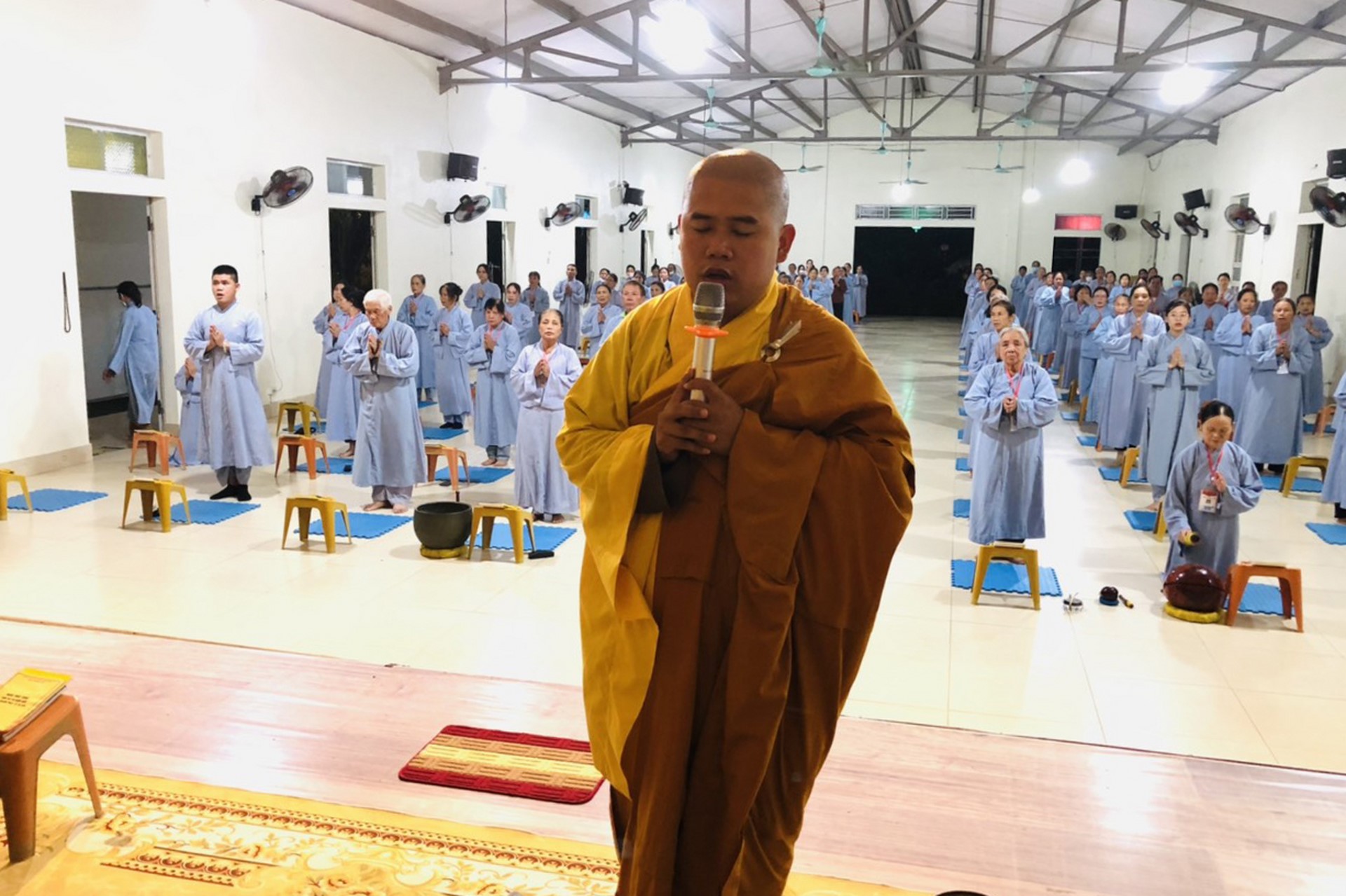 Chùa Đống Cao: Lễ kỷ niệm đức Phật Dược Sư và lễ sám hối định kỳ