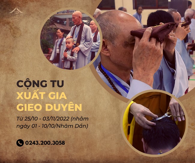 Chùa Hoà Phúc: Cộng tu xuất gia gieo duyên