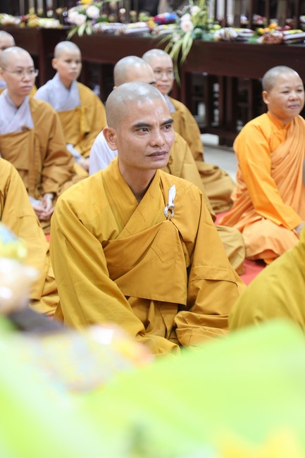 Donating books to Vietnam Buddhist University in Ho Chi Minh City