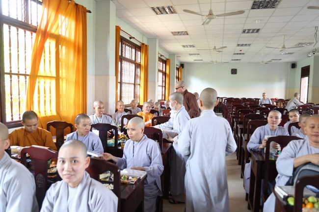 Donating books to Vietnam Buddhist University in Ho Chi Minh City