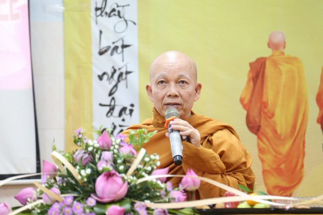 Donating books to Vietnam Buddhist University in Ho Chi Minh City