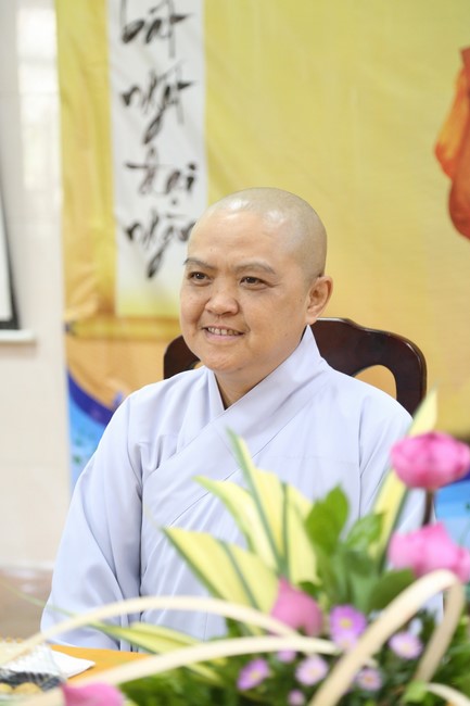 Donating books to Vietnam Buddhist University in Ho Chi Minh City