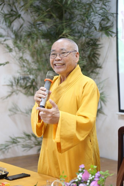 Donating books to Vietnam Buddhist University in Ho Chi Minh City