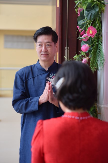 Wedding Ceremony at the pagoda