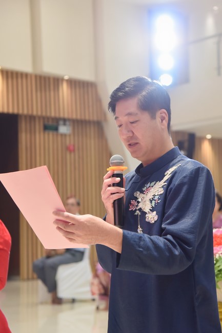 Wedding Ceremony at the pagoda