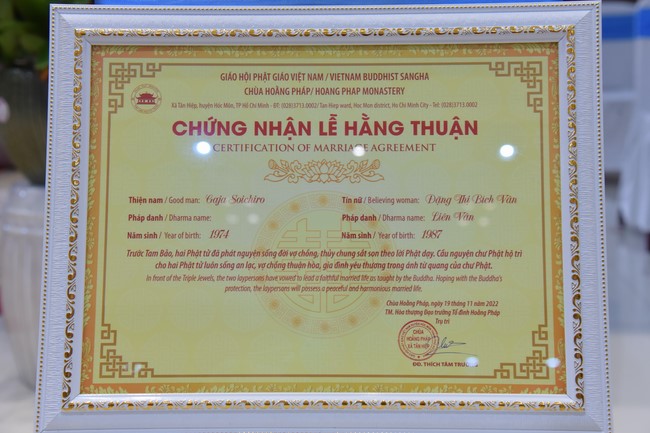 Wedding Ceremony at the pagoda