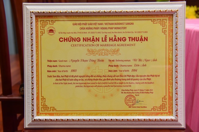 Wedding Ceremony at the pagoda