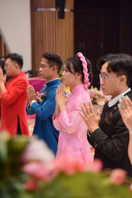Wedding Ceremony at the pagoda