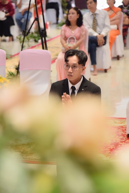 Wedding Ceremony at the pagoda