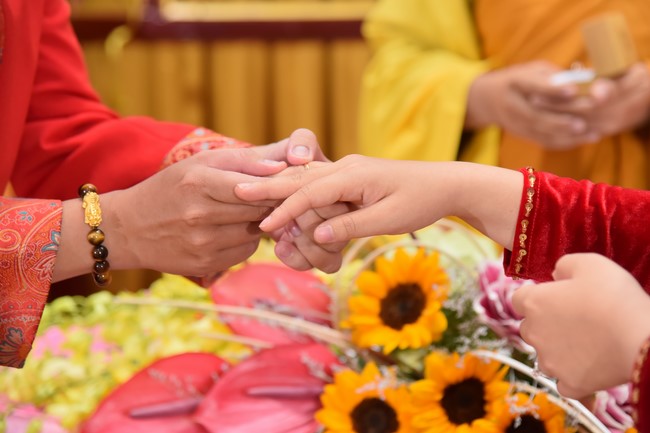 Wedding Ceremony at the pagoda