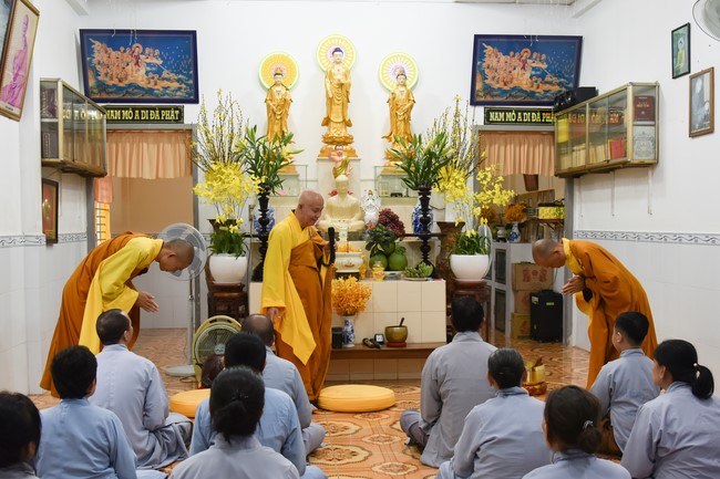 Khóa tu Niệm Phật Một Ngày tại đạo tràng Minh Chất, Cần Thơ - lần thứ 9