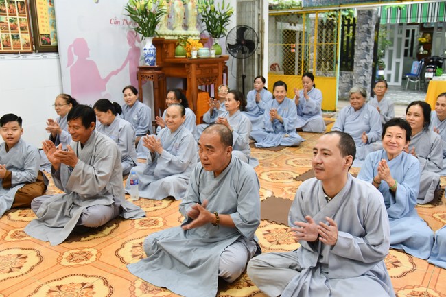 Khóa tu Niệm Phật Một Ngày tại đạo tràng Minh Chất, Cần Thơ - lần thứ 9