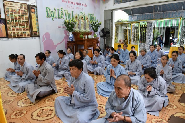 Khóa tu Niệm Phật Một Ngày tại đạo tràng Minh Chất, Cần Thơ - lần thứ 9