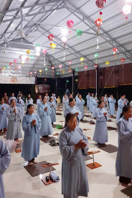 Repentant ceremony at Suoi Phap Pagoda