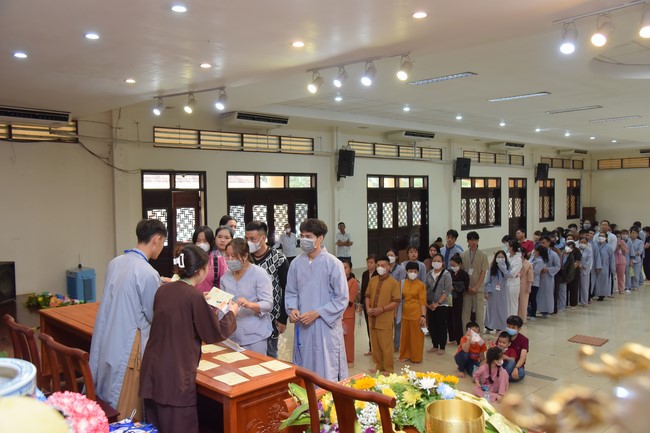 Lễ quy y Tam bảo – lần 3/2022