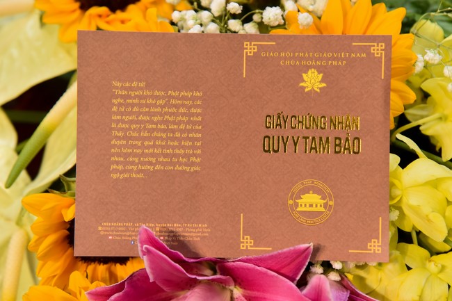 Lễ quy y Tam bảo – lần 3/2022