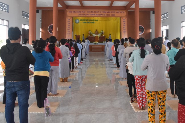 Chùa Đăng Pháp, Bình Phước: Lễ tưởng niệm cố đại lão Hoà thượng Ngộ Chân Tử và khoá tu một ngày an lạc