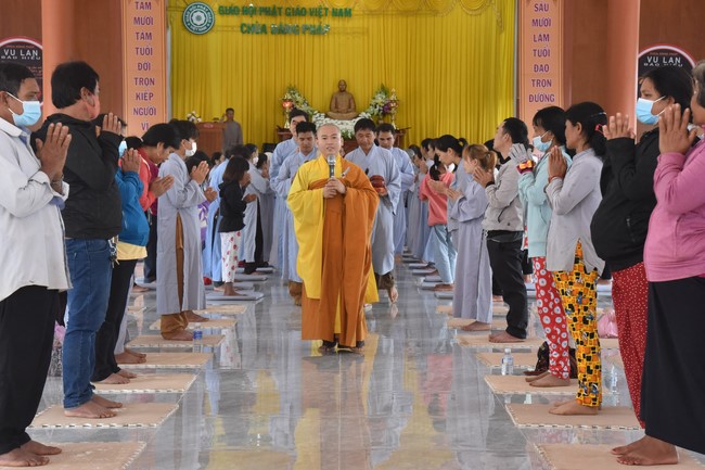 Chùa Đăng Pháp, Bình Phước: Lễ tưởng niệm cố đại lão Hoà thượng Ngộ Chân Tử và khoá tu một ngày an lạc