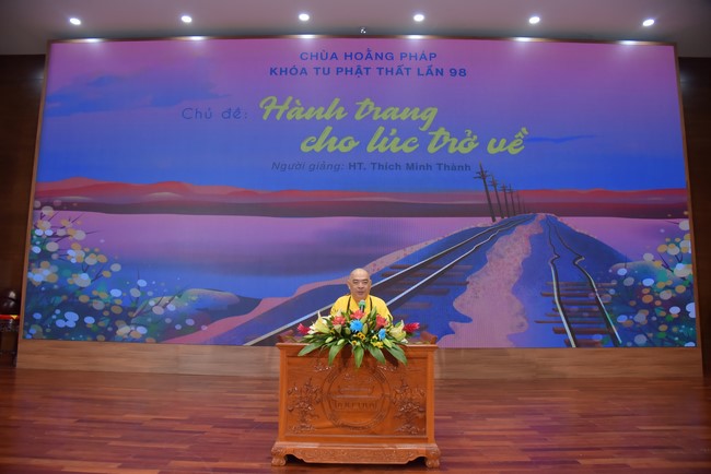 Dharma Talk The necessary things on the journey to return in The 98th Seven-Day Retreat