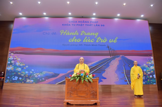 Dharma Talk The necessary things on the journey to return in The 98th Seven-Day Retreat