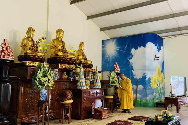Three-Jewel Refuge Ceremony at Dong Cao Pagoda – Thanh Hoa
