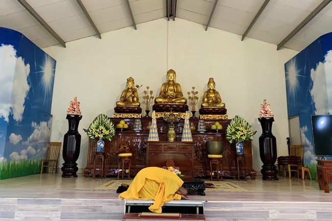 Three-Jewel Refuge Ceremony at Dong Cao Pagoda – Thanh Hoa