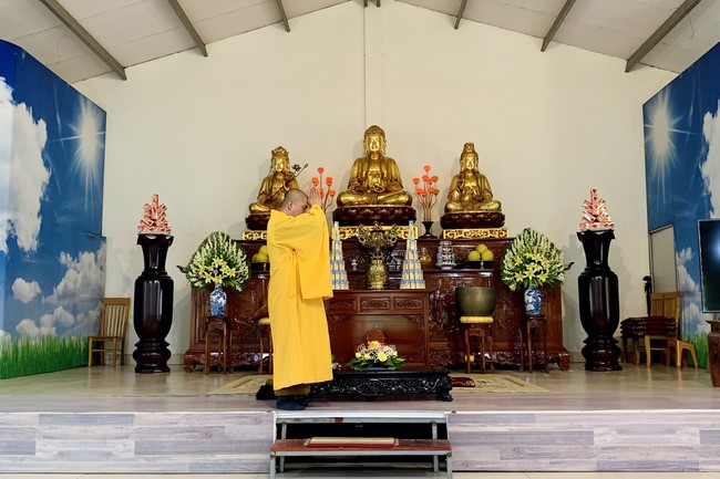 Three-Jewel Refuge Ceremony at Dong Cao Pagoda – Thanh Hoa