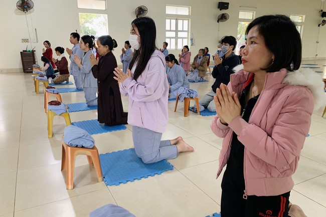 Three-Jewel Refuge Ceremony at Dong Cao Pagoda – Thanh Hoa