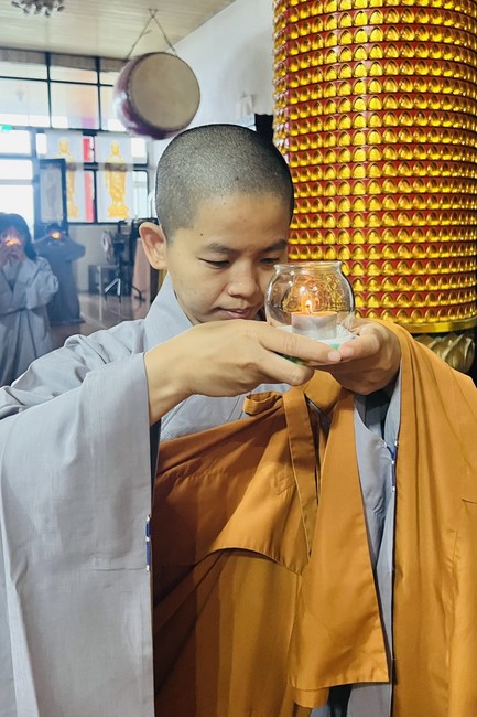 Candle Lighting Ritual to commemorate Amitabha’s Buddha at Ling Yin Temple in Taiwan