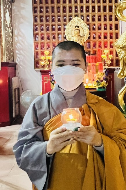 Candle Lighting Ritual to commemorate Amitabha’s Buddha at Ling Yin Temple in Taiwan