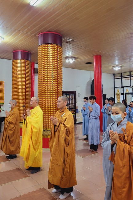 Candle Lighting Ritual to commemorate Amitabha’s Buddha at Ling Yin Temple in Taiwan