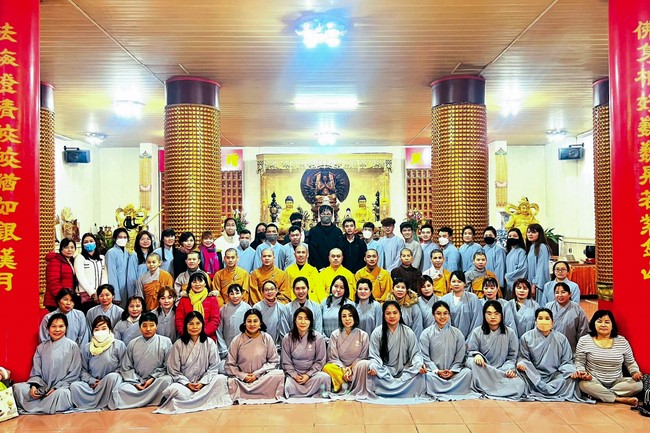 Candle Lighting Ritual to commemorate Amitabha’s Buddha at Ling Yin Temple in Taiwan